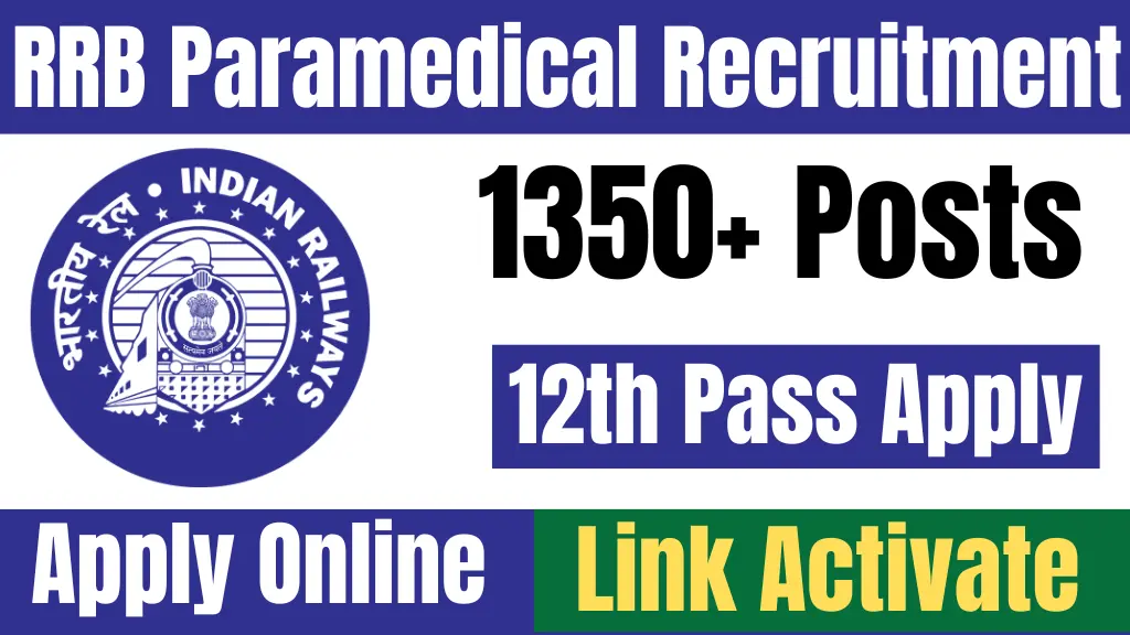 RRB Paramedical Recruitment 2024